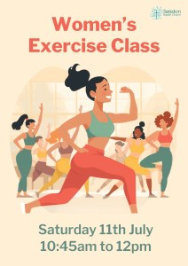 Ladies exercise class