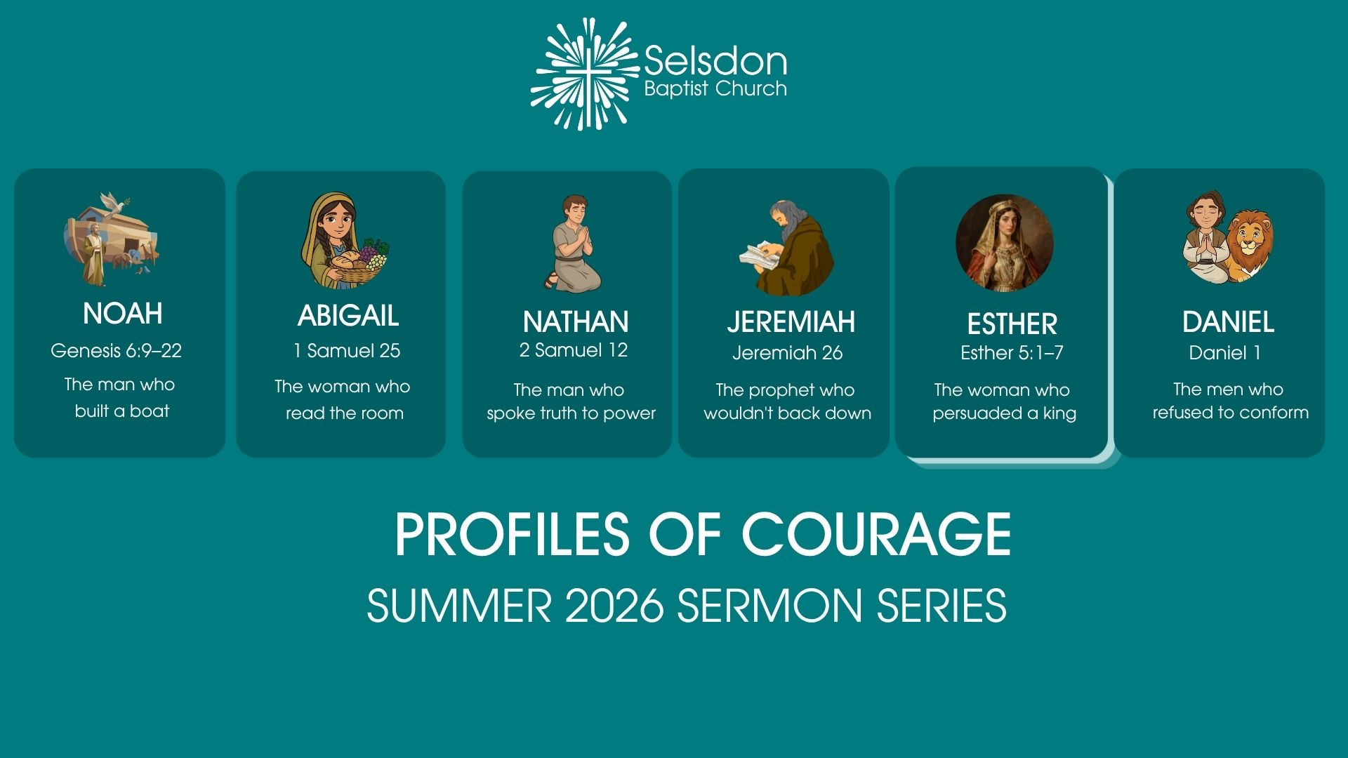 Sunday service -  'The woman who persuaded a king'